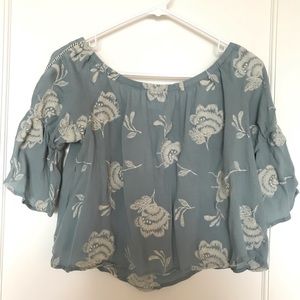 Nectar off the shoulder shirt